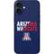 University of Arizona Wildcats Logo Split Blue iPhone 16 Plus Skin